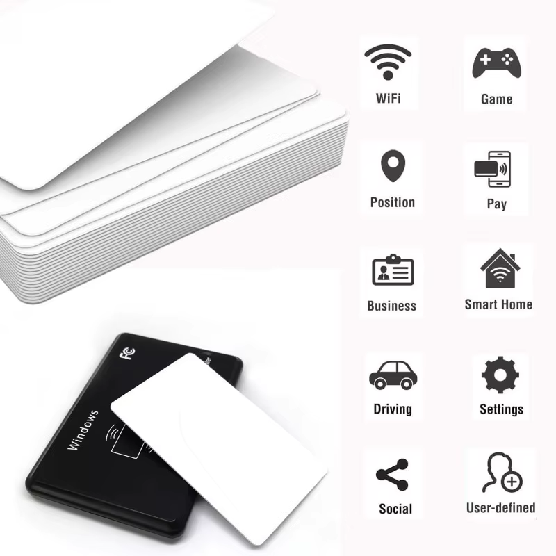 Tarjeta RFID NFC S50 1k 13,56mhz Sin Serie Impresa