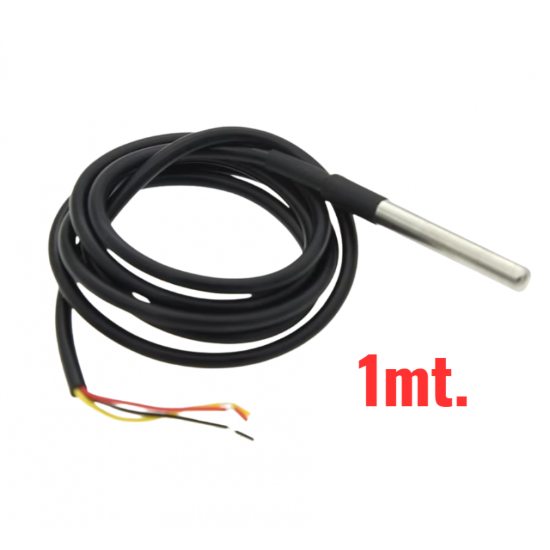 Sonda de Temperatura 1/2/3 Mts. DS18B20 ESP32 Arduino