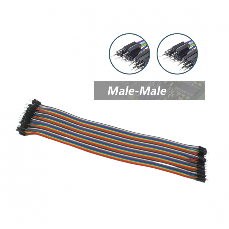 Cable Dupont Protoboard 20cm 40u Esp32 Arduino