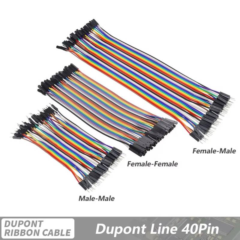 Cable Dupont Protoboard 20cm 40u Esp32 Arduino
